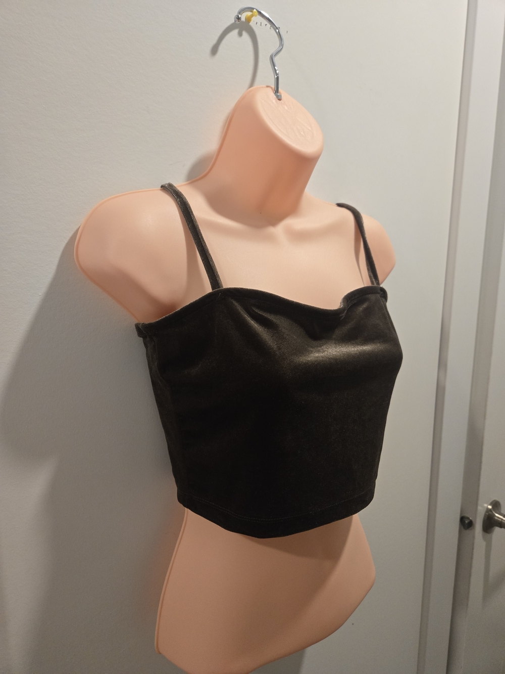 Forever 21 Brown Velvet Cropped Cami